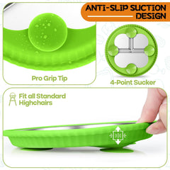 Semloo plate with silicone sleeve ready for dishwasher cleaning
