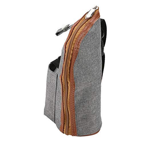 Semme travel warmer with zip closure and exterior fabric