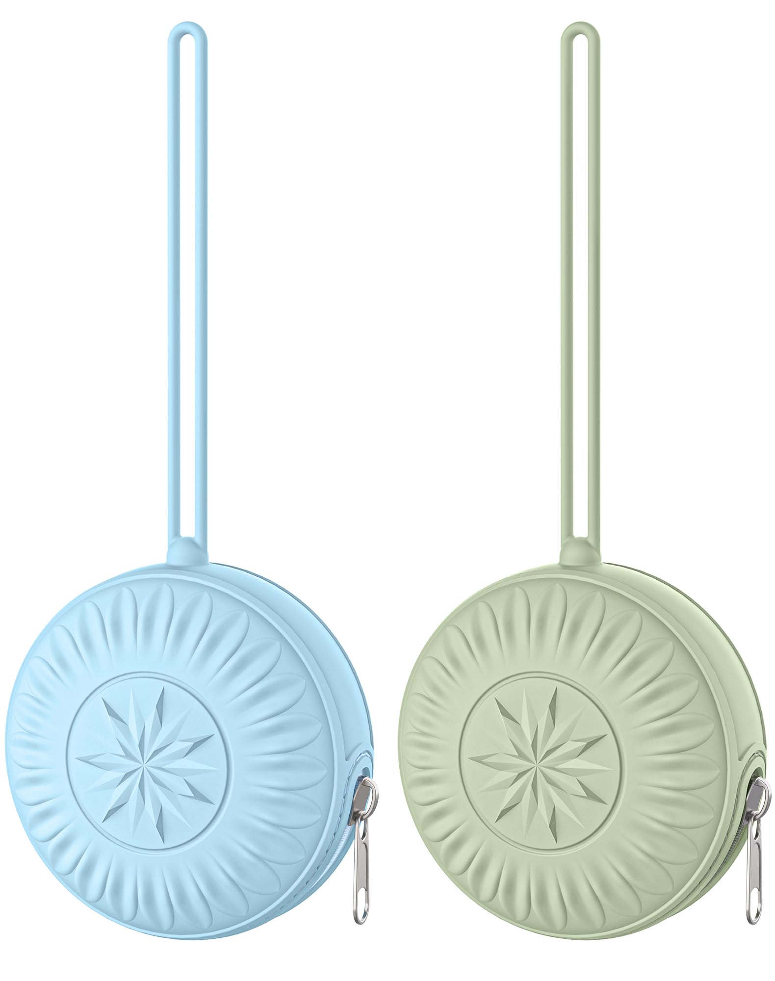 Senbowe silicone pacifier holder case stores small essentials like teethers.