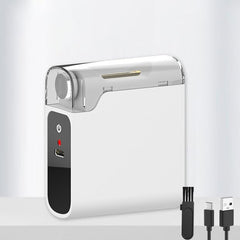 Senduzll electric nail clipper front view with LED light for precise trims.