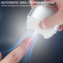 Senduzll electric nail clipper with two-speed control for delicate and tough nails.