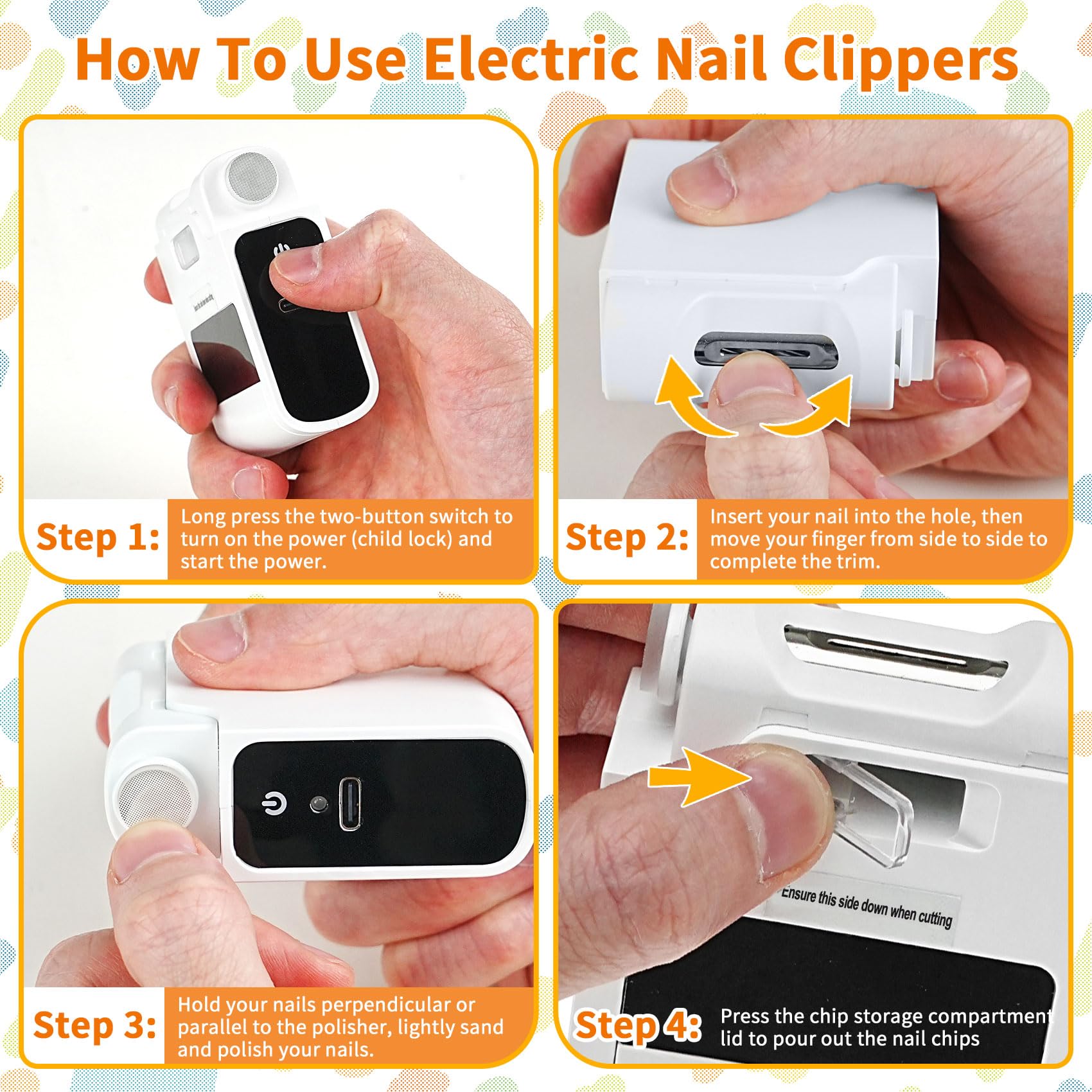 Senduzll USB-rechargeable nail clipper delivers cordless convenience.