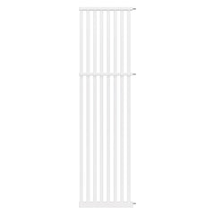 Senneny 63-inch extra tall cat gate extension white, expands gate width for added pet space.