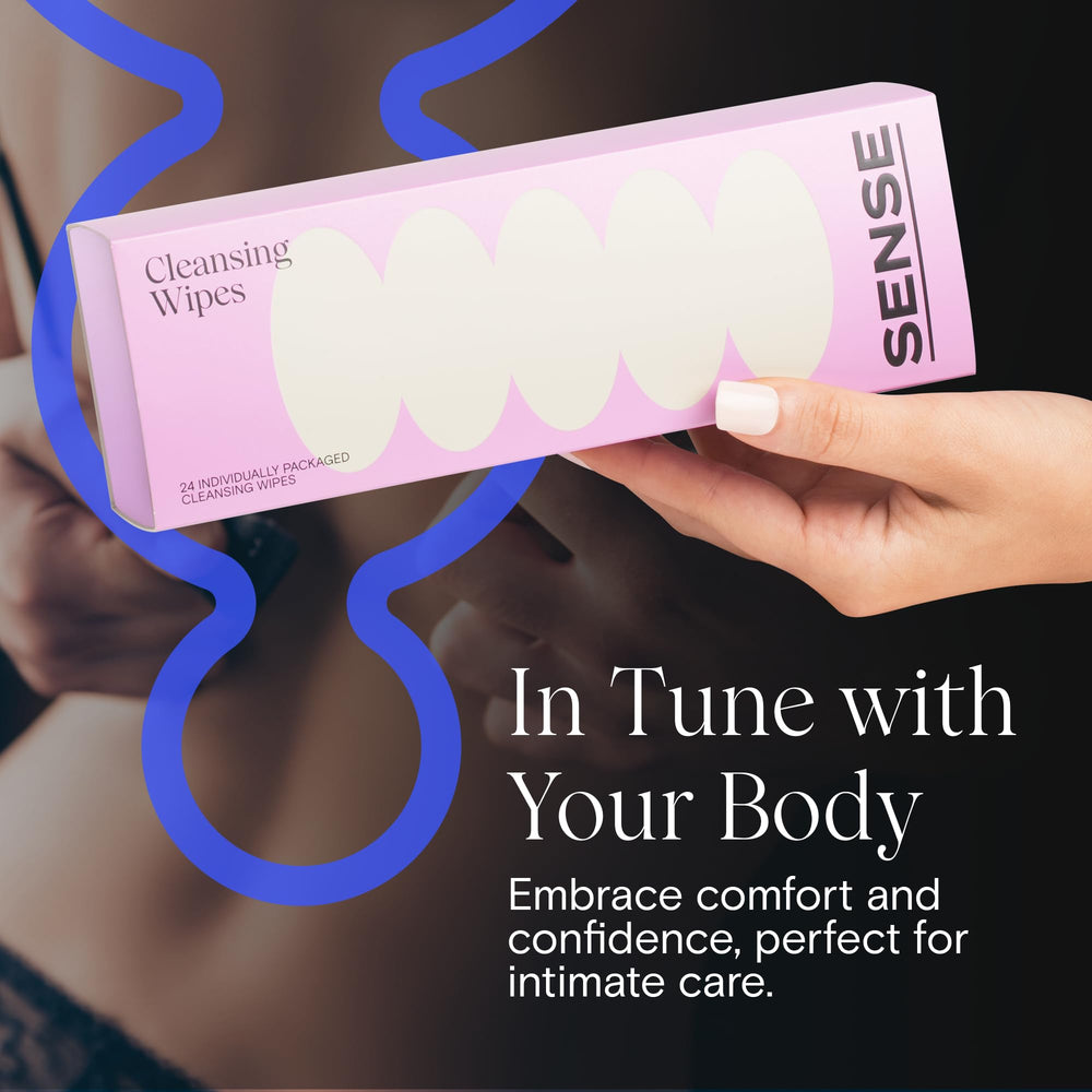 Sense Cleansing Wipes pH-balanced formula for daily comfort