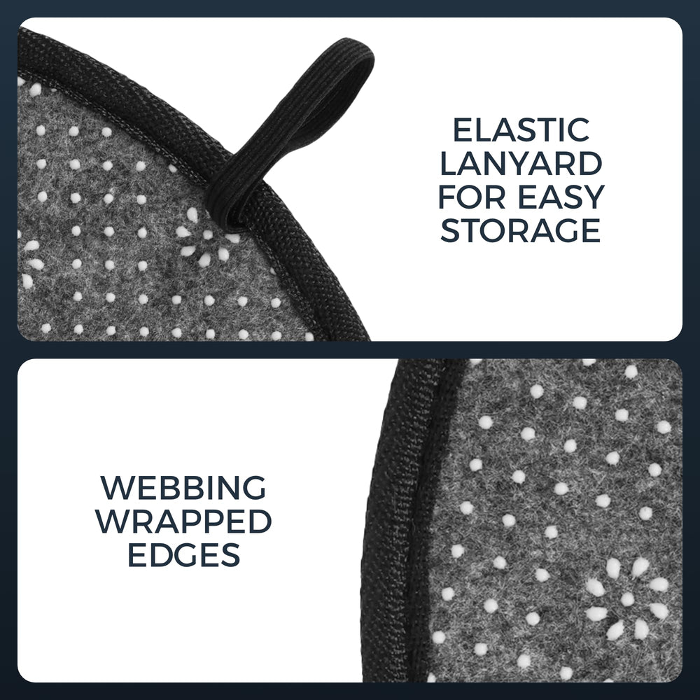 Sensori sensory mats elastic lanyard for quick storage and transport.