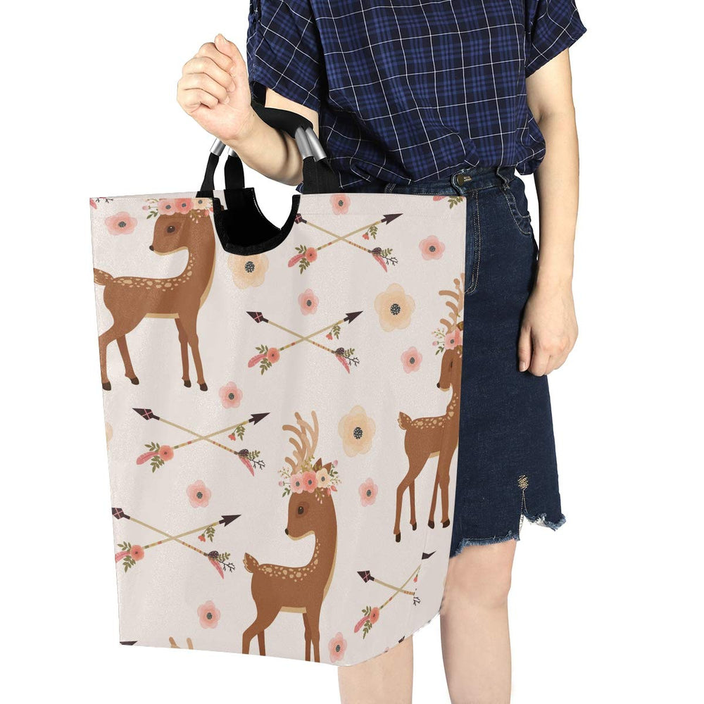 Senya deer with flower arrows basket daily use in a nursery or living space