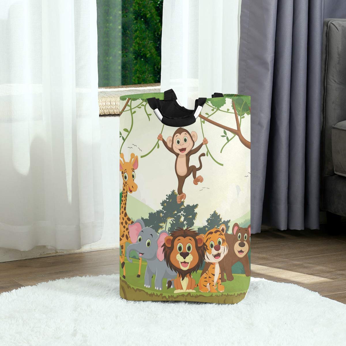 Perfect nursery storage for kids' clothes, toys, and books within reach.