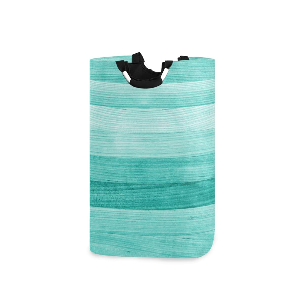 Senya large storage basket with handles in teal for easy transport.
