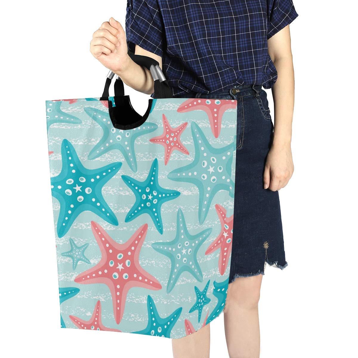 Senya multi-functional bin for laundry and organization.