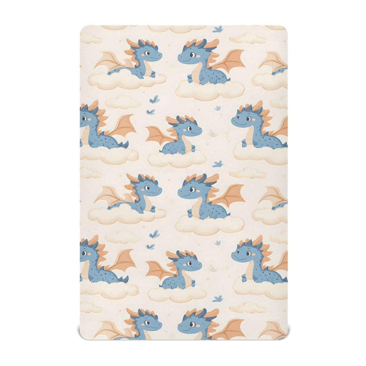 Senya pink starfish pattern crib sheet, soft and breathable for gentle nights.