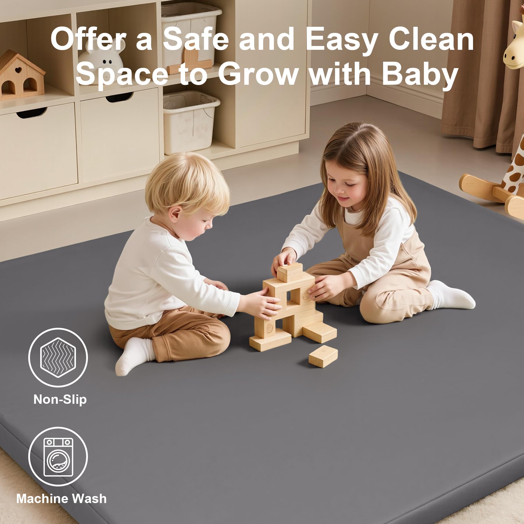 SEPARO play mat adapts to tents, playrooms, and living spaces