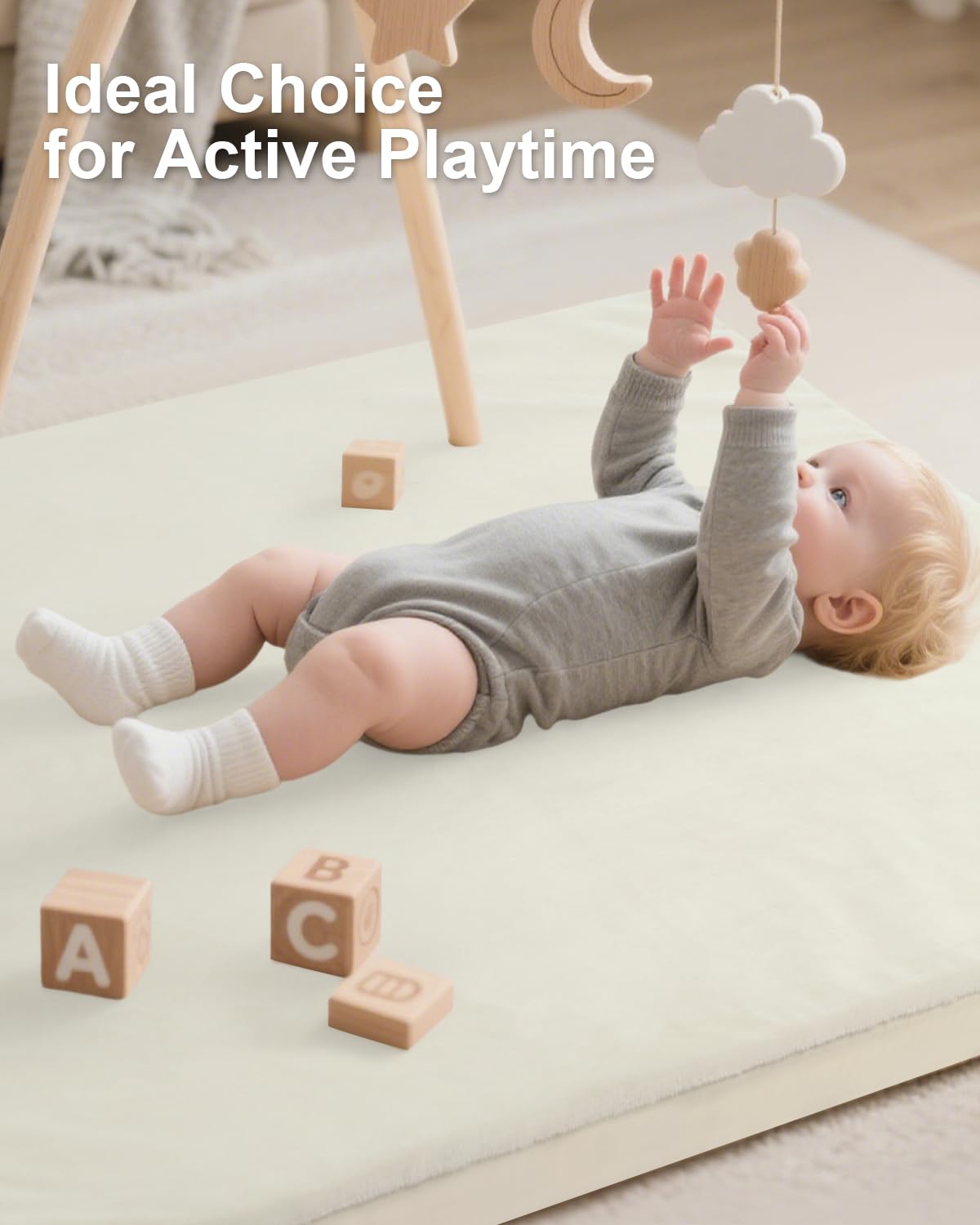 SEPARO beige color blends with modern nurseries.