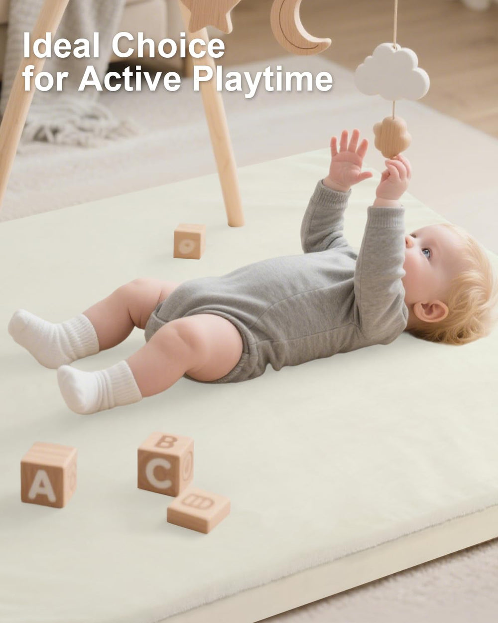 SEPARO beige color blends with modern nurseries.