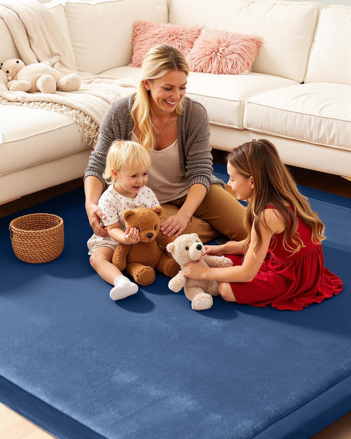 SEPARO non-slip base keeps the mat secure on hard floors