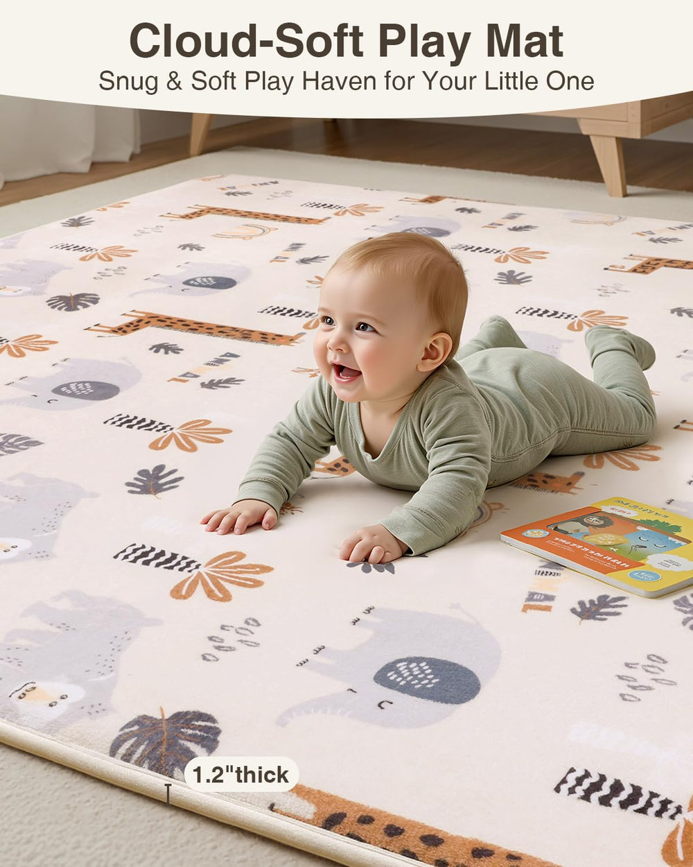 SEPARO nursery area mat creates a soft, safe zone for infants.