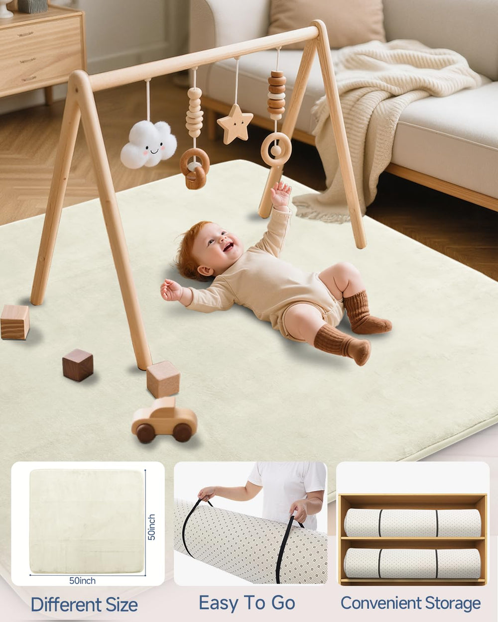 SEPARO care instructions help keep the mat clean.