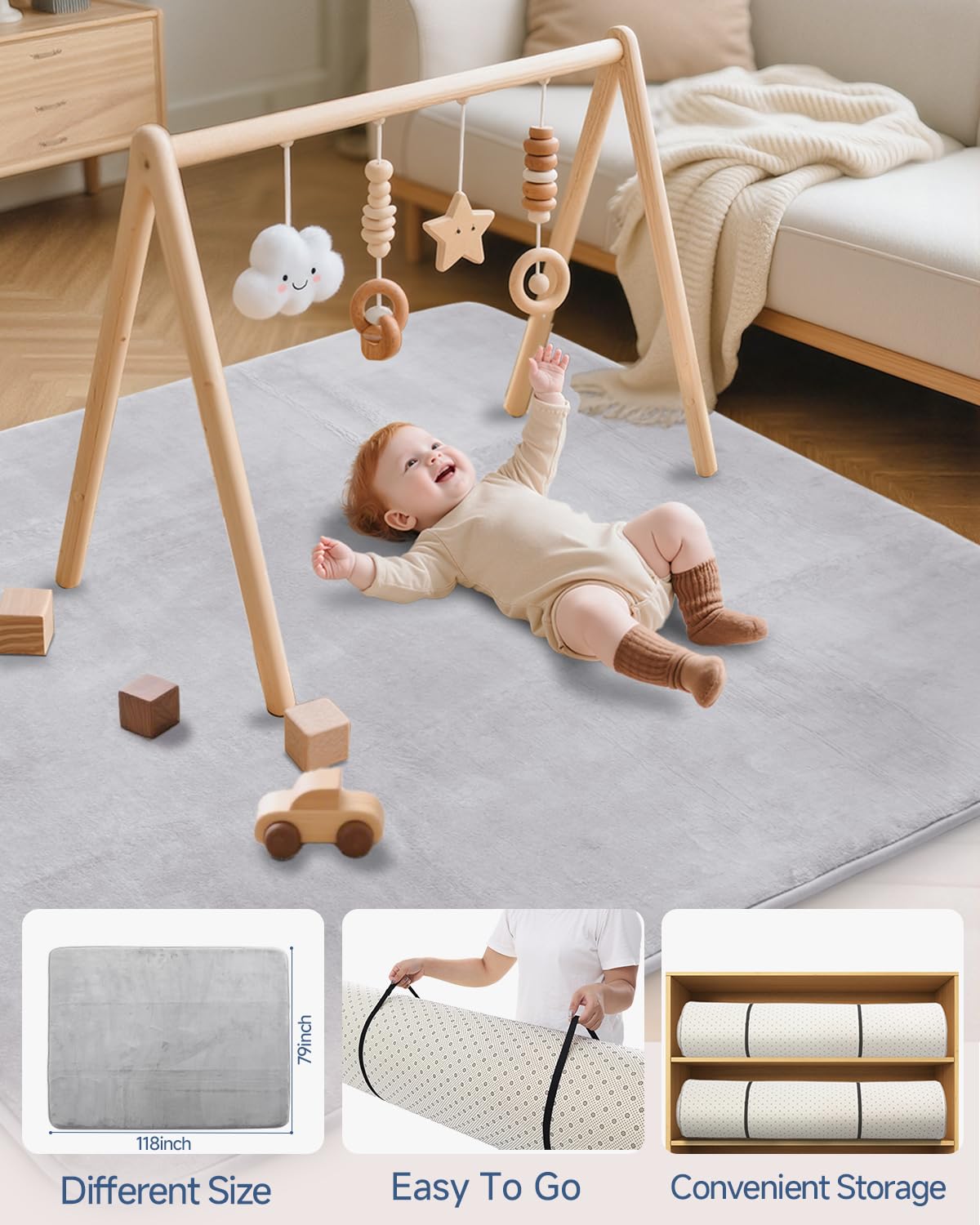SEPARO baby play mat meets safety standards for confident selection