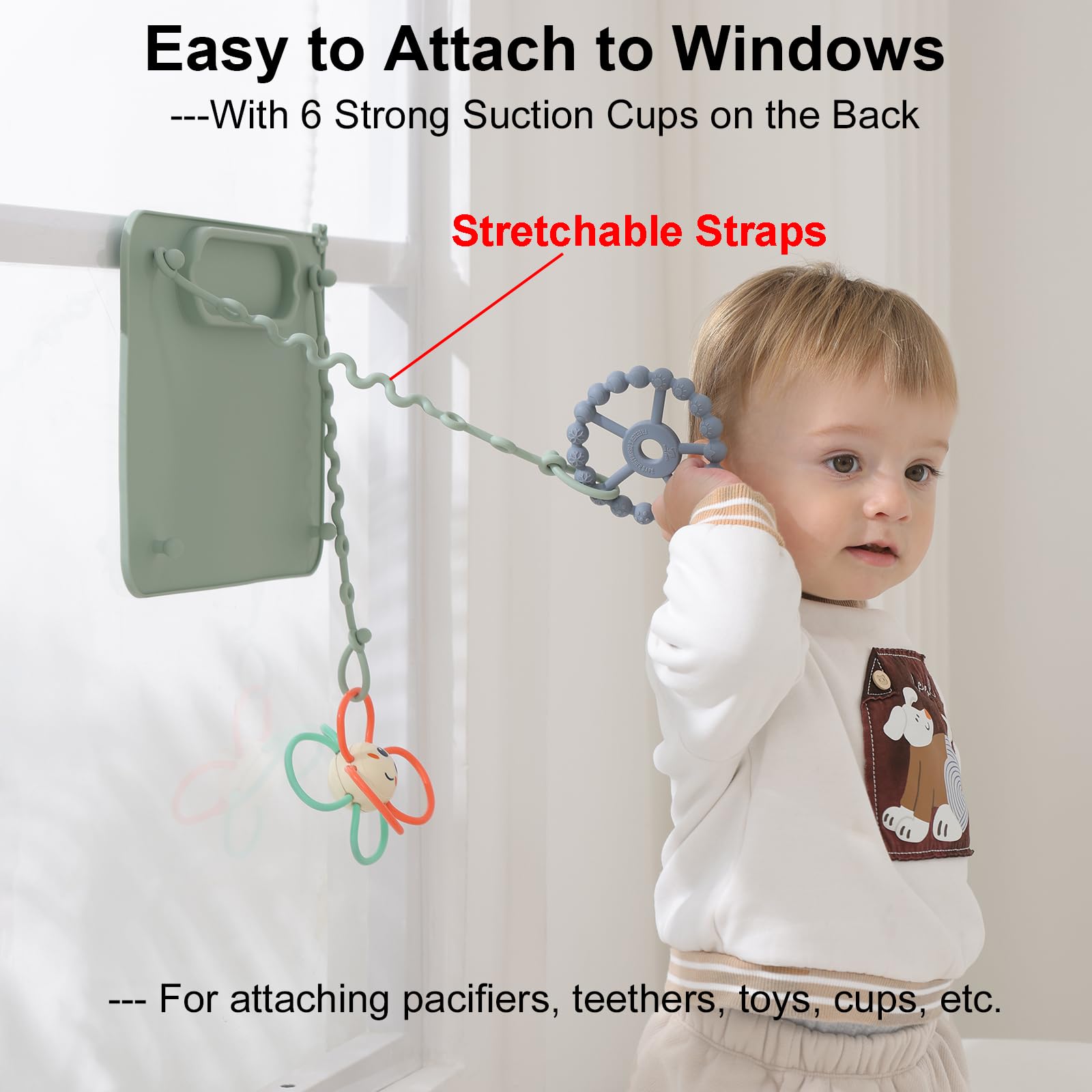 Seposeve highchair-friendly mat fitting a standard high chair surface
