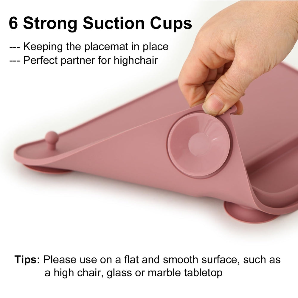 Seposeve two-pack placemats ideal for quick, mess-free dining