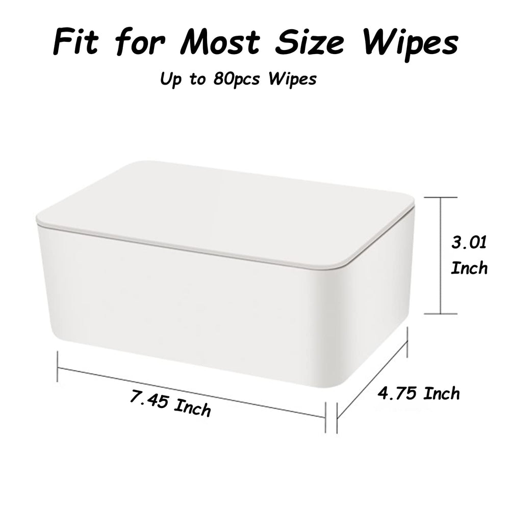 Seposeve compact dispenser fits 80 wipes for easy transport.