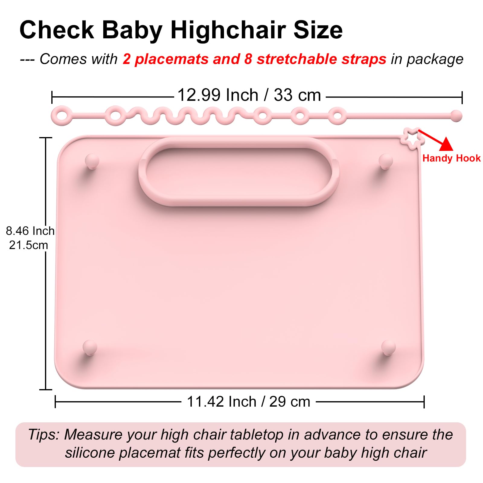Seposeve durable placemat keeps baby essentials off the floor during meals