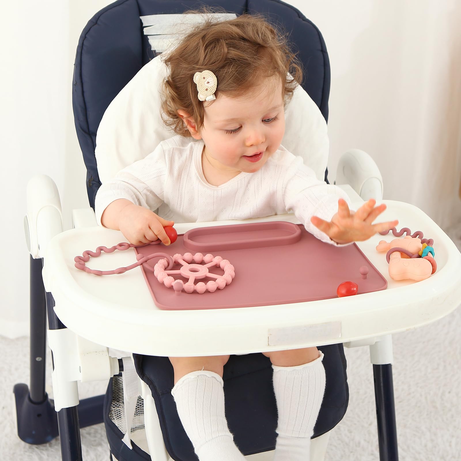 Seposeve food-grade silicone mat is dishwasher and freezer safe for easy cleaning