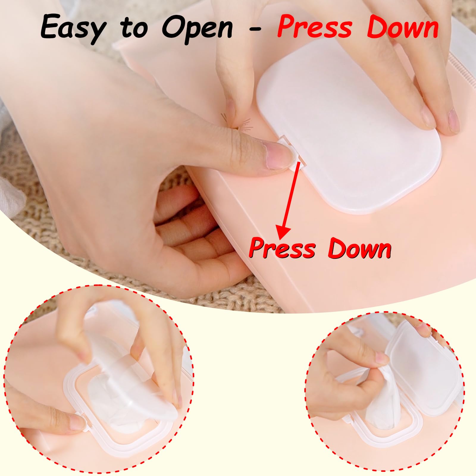 Seposeve PureColor wipes dispenser brown rainbow pattern for adventures and daily errands