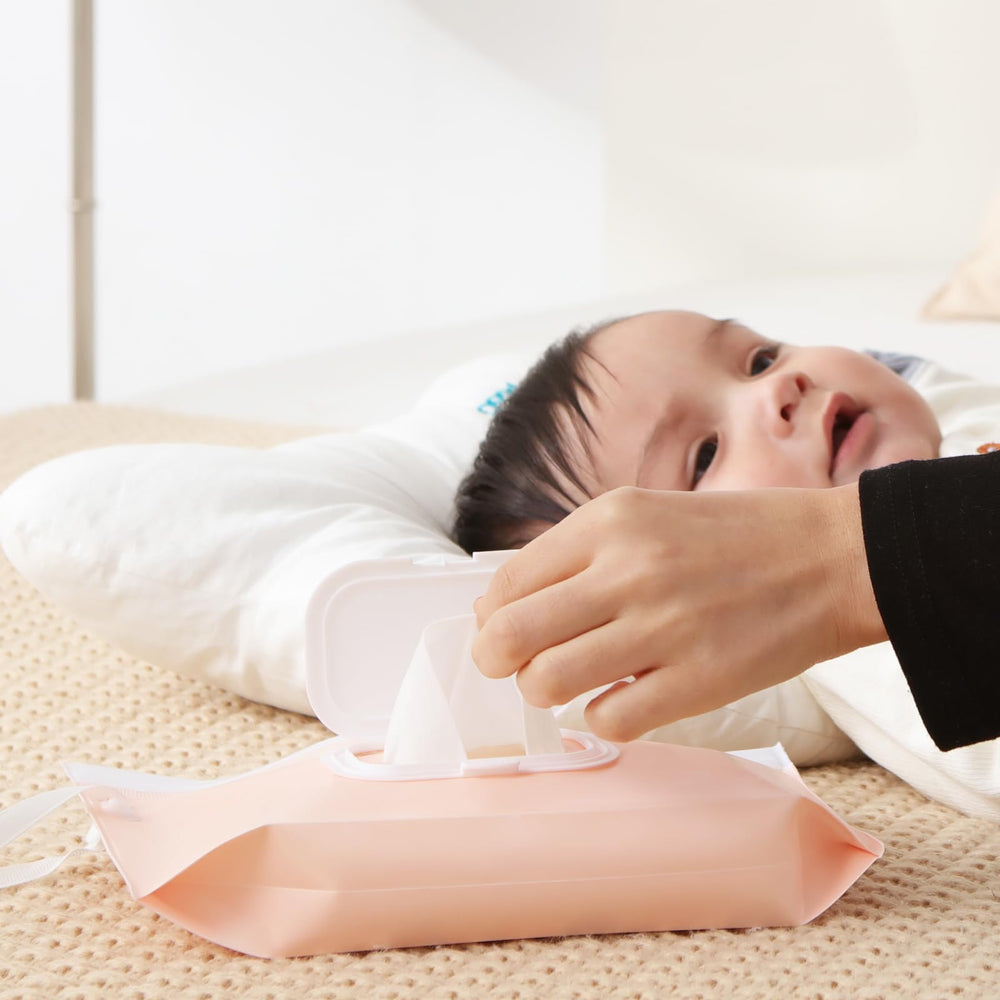 Seposeve PureColor wipes dispenser clip-on use ideal for stroller or car seat
