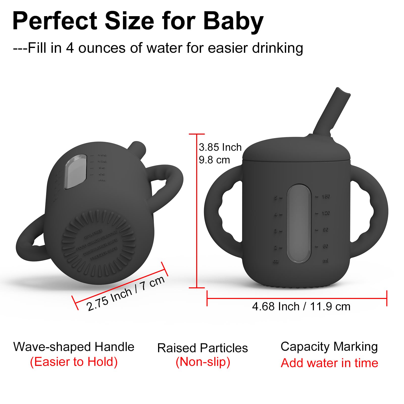 Seposeve cup is dishwasher-safe for easy cleaning