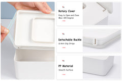 Seposeve top-lid concave design provides convenient access.