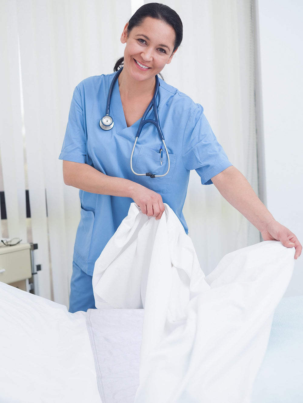 Sequoia Health premium underpad prevents damp sheets and bedding.