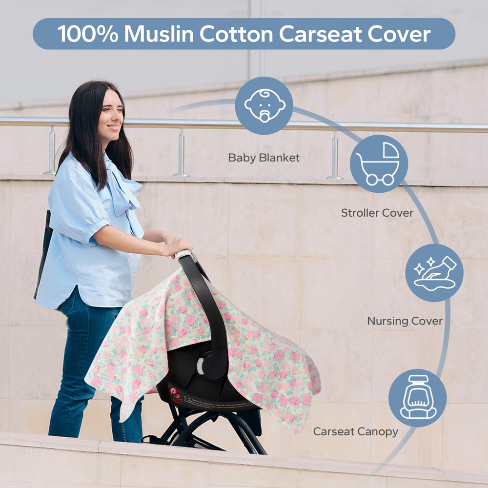 SERAPHY cover with adjustable velcro straps fits most seats securely