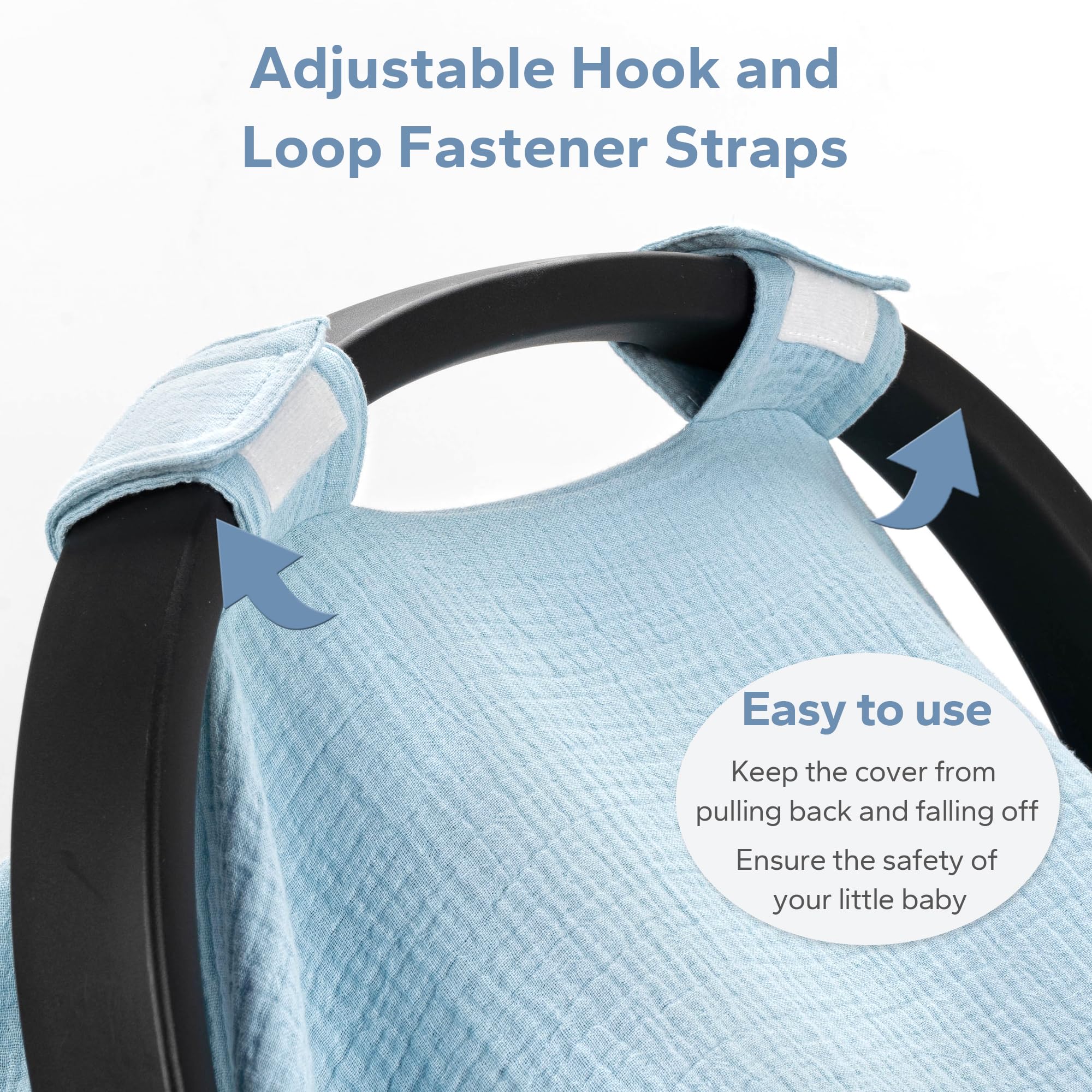 SERAPHY car seat cover shields from wind and sun while keeping baby comfortable