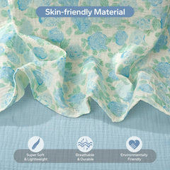 SERAPHY muslin car seat cover foldable for on-the-go stroller or diaper bag
