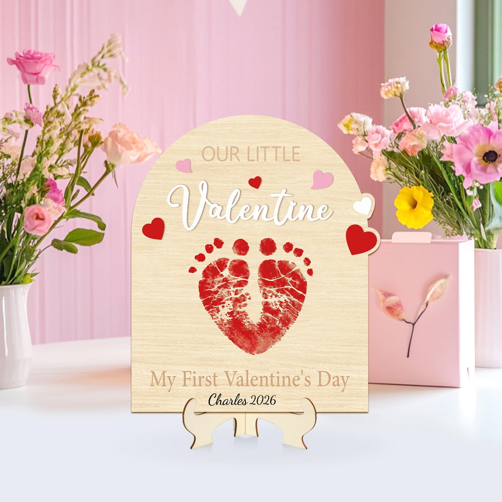 Sereliy DIY footprint egg shape design for personalized mementos.