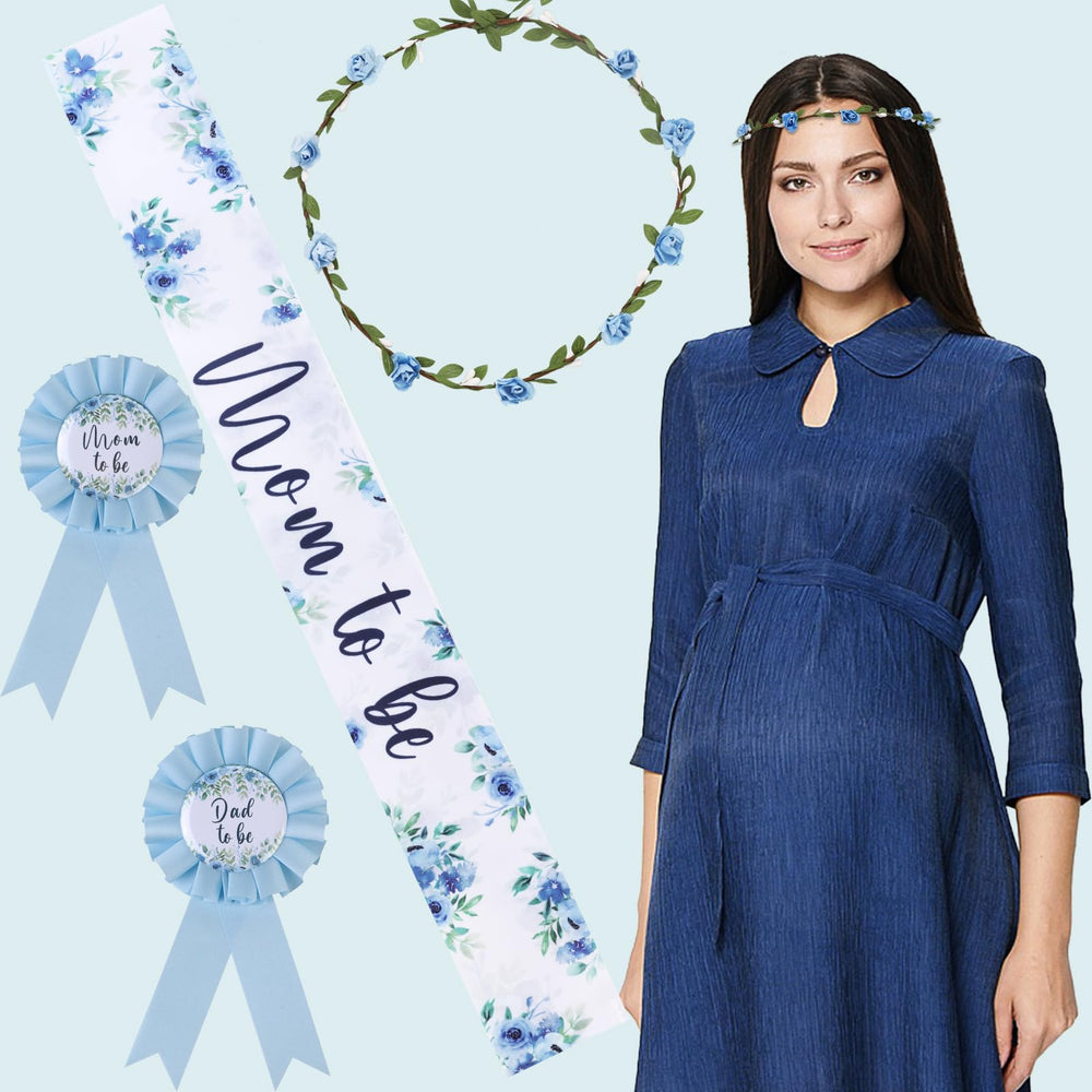 Serencatcher Baby in Bloom complete set in blue for event decor
