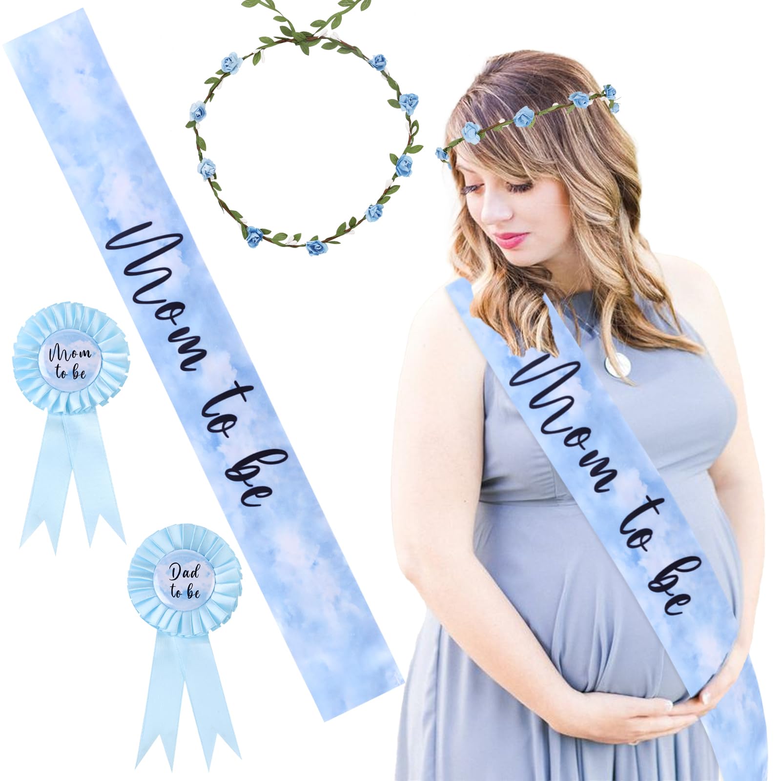 Serencatcher cloud mom to be pin durable keepsake for photos
