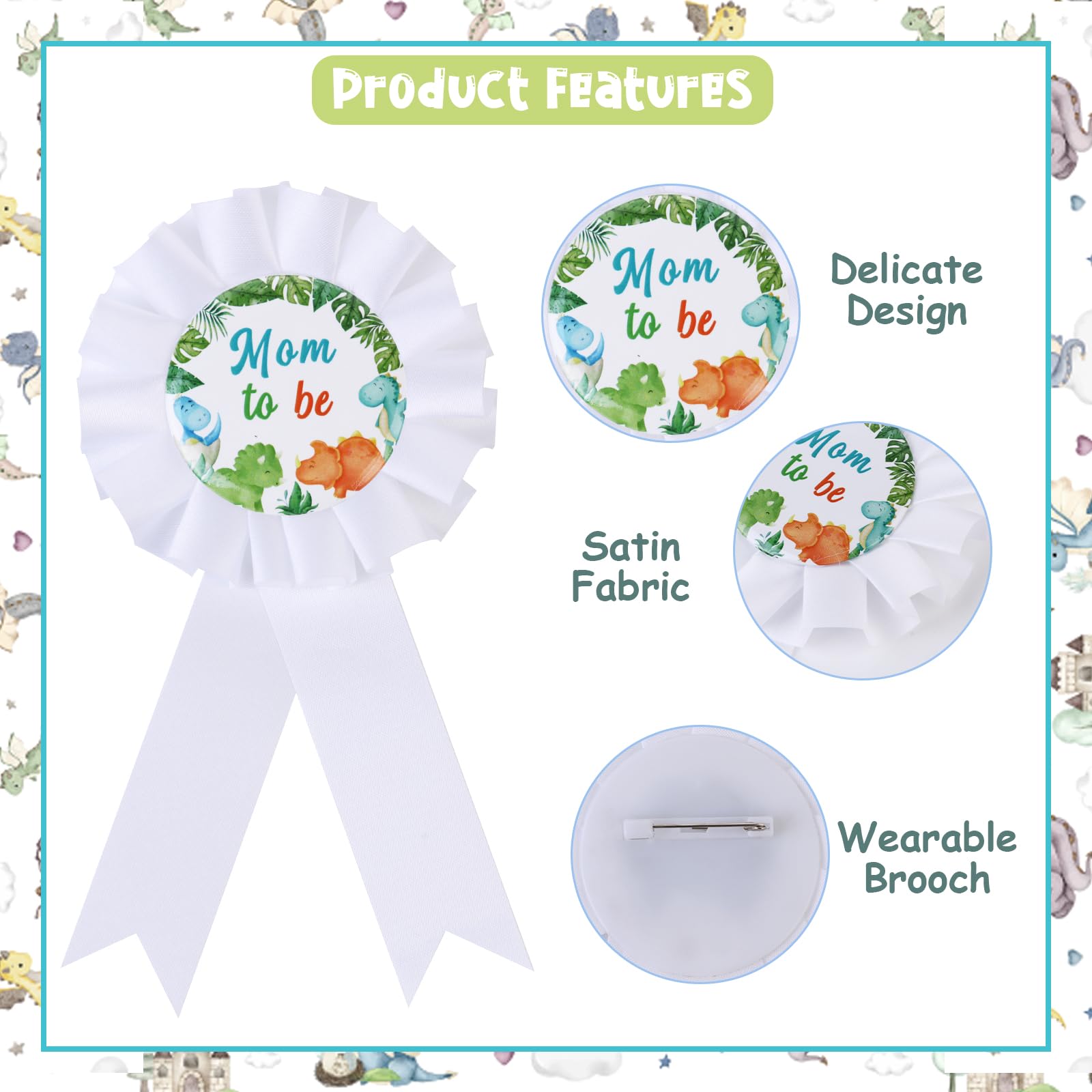 Serencatcher dad-to-be pin badge for stylish celebration