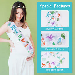 Serencatcher flower crown headband adds playful dinosaur charm