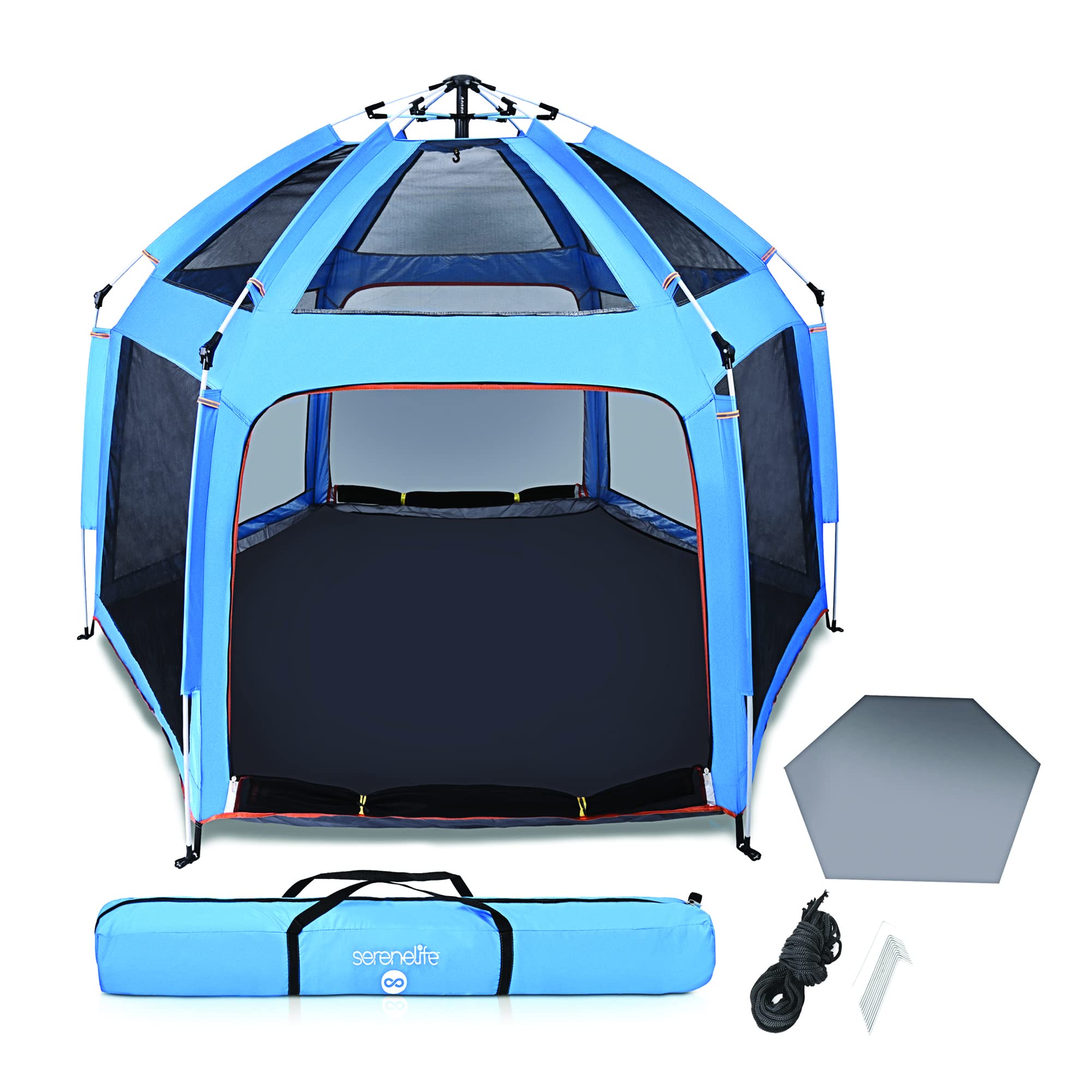 SereneLife On-The-Go Playpen with fold-setup for quick assembly