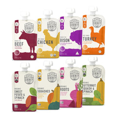 Serenity Kids 6+ Months pouch pour for quick, mess-free meals on the go