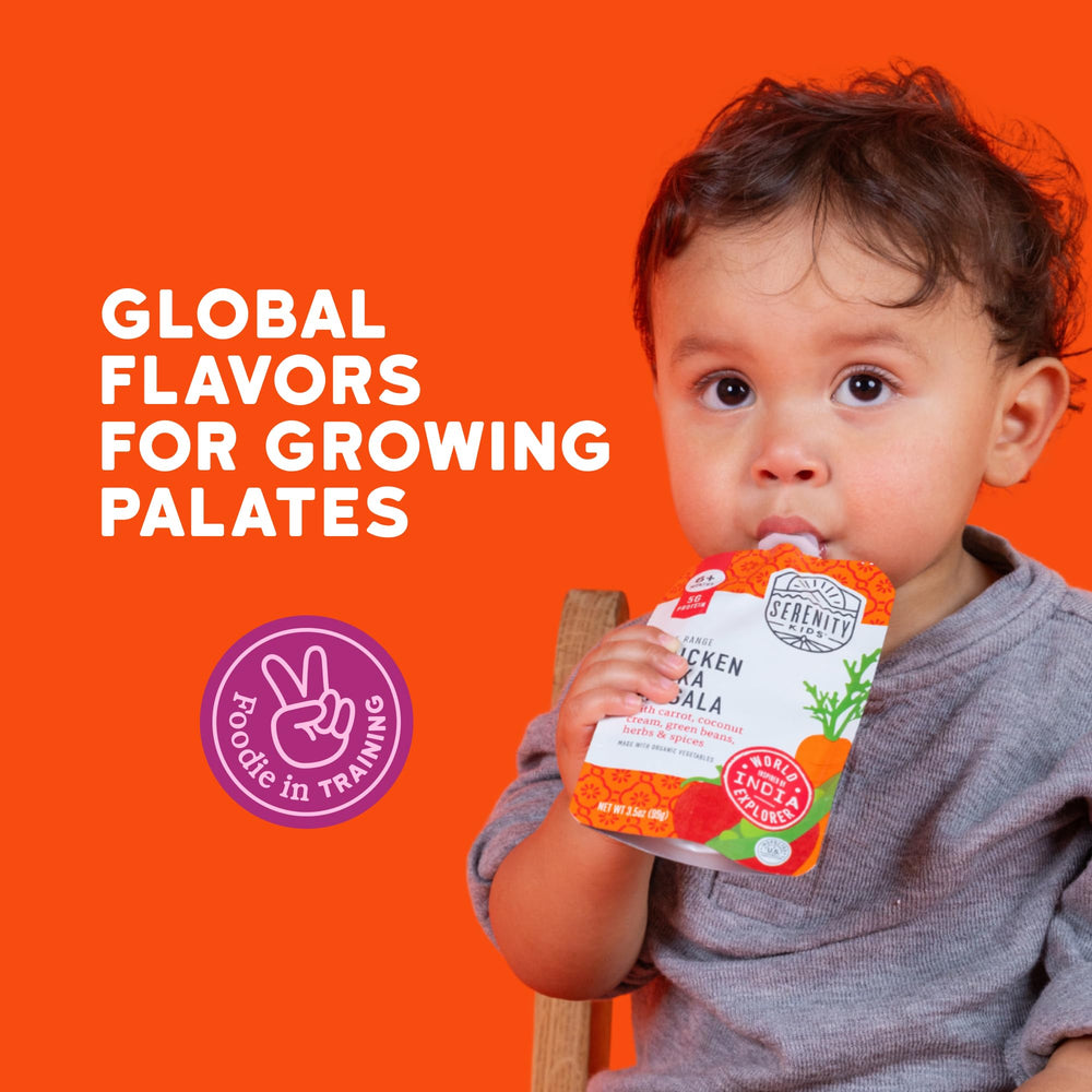 Serenity Kids Clean-label pouch—no artificial nasties for wholesome feeding.