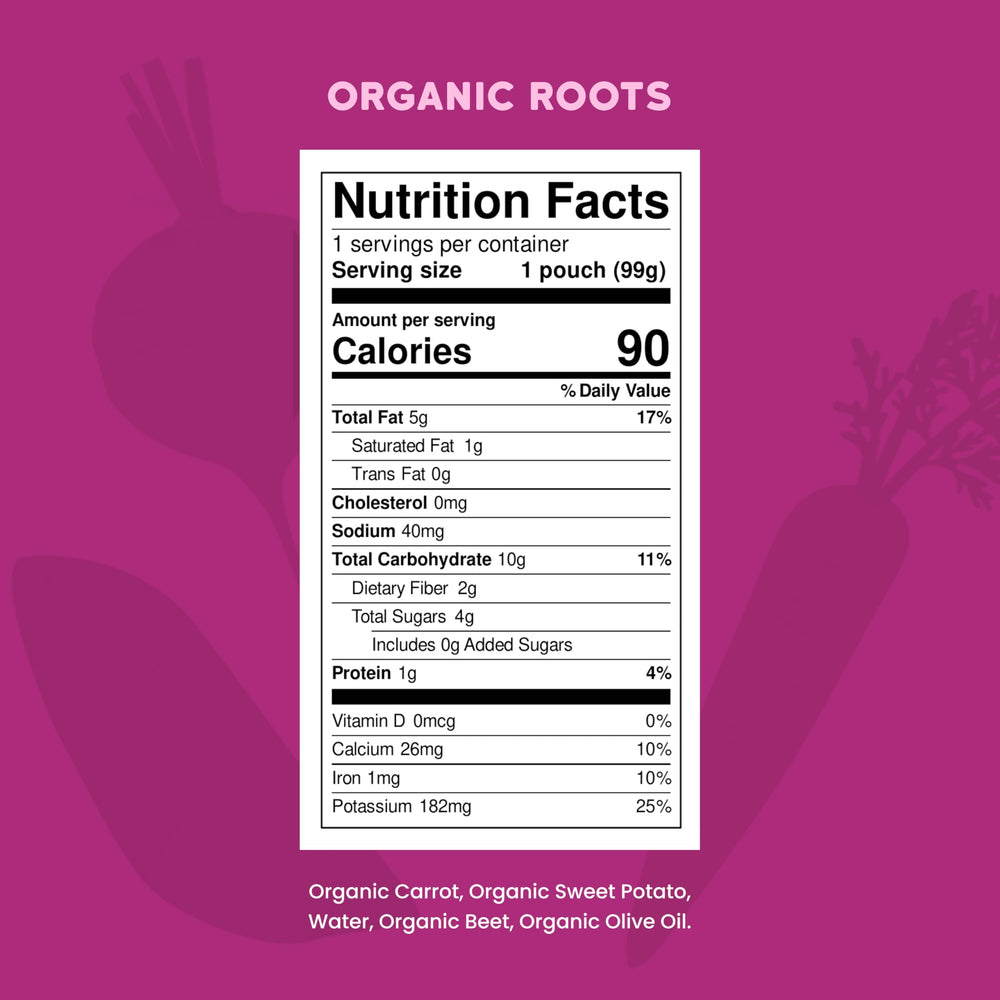 Serenity Kids organic pouch with no added sugar supports wholesome baby meals.