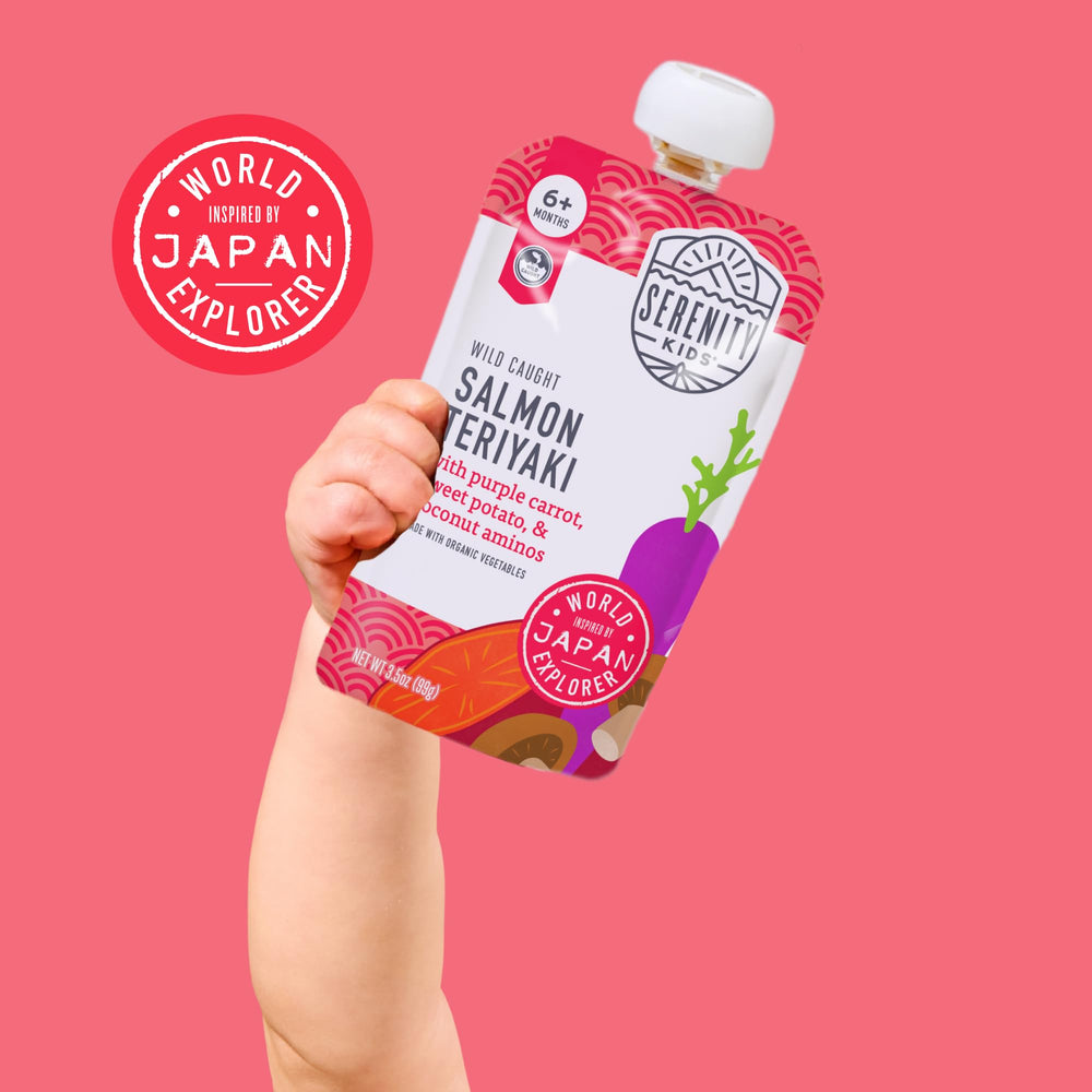 Serenity Kids taste and texture introduction for early flavor exploration.