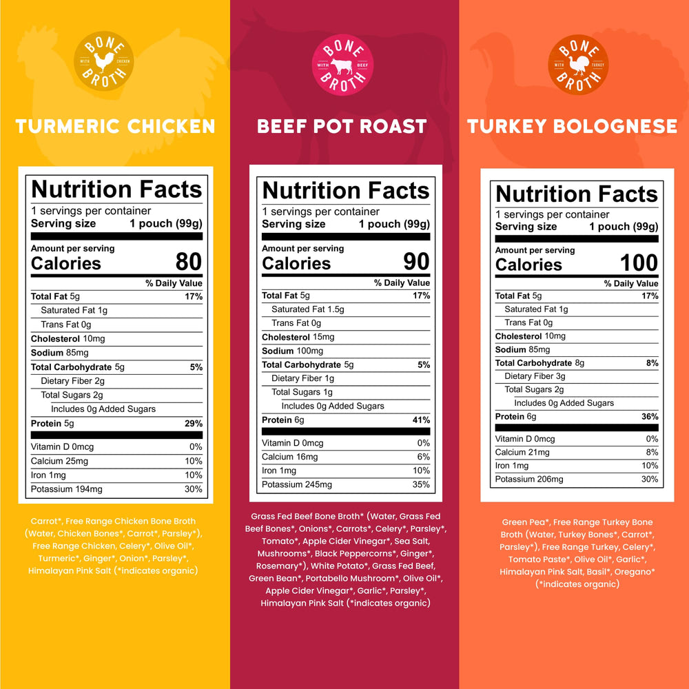 Serenity Kids turmeric chicken pouch featuring pasture-raised chicken and organic veggies for curious eaters.