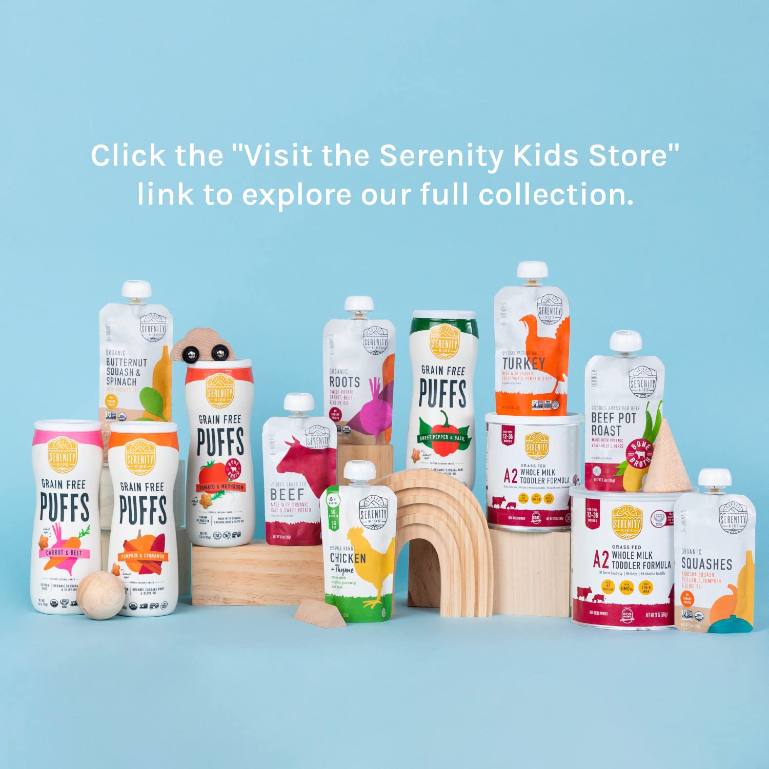 Serenity Kids USA-made BPA-free pouch highlighting safe packaging for babies