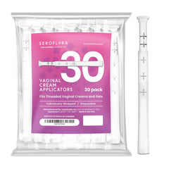 SEROVERA Seroflora disposable applicators pack promotes hygienic one-time use.