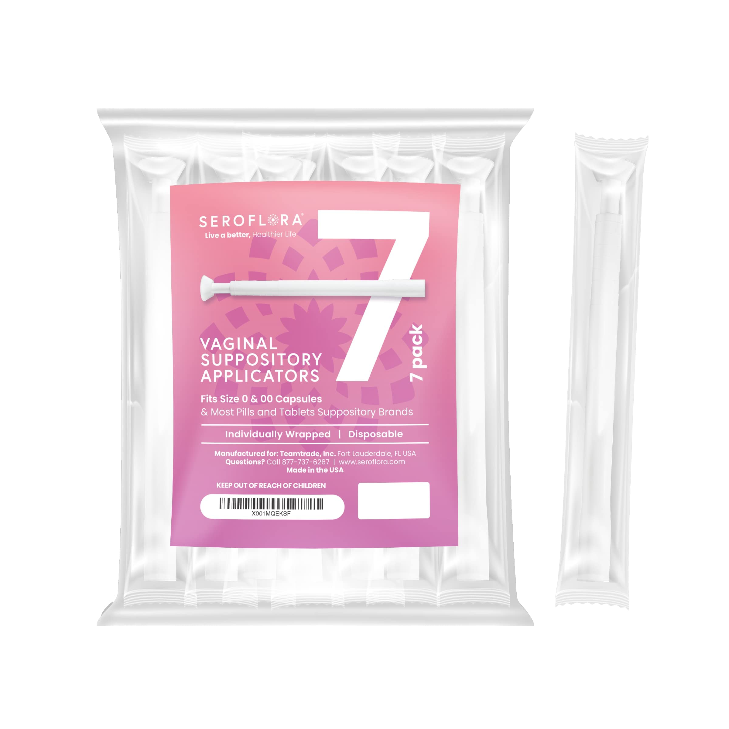 SEROVERA Seroflora size 0-00 compatibility with boric acid capsules