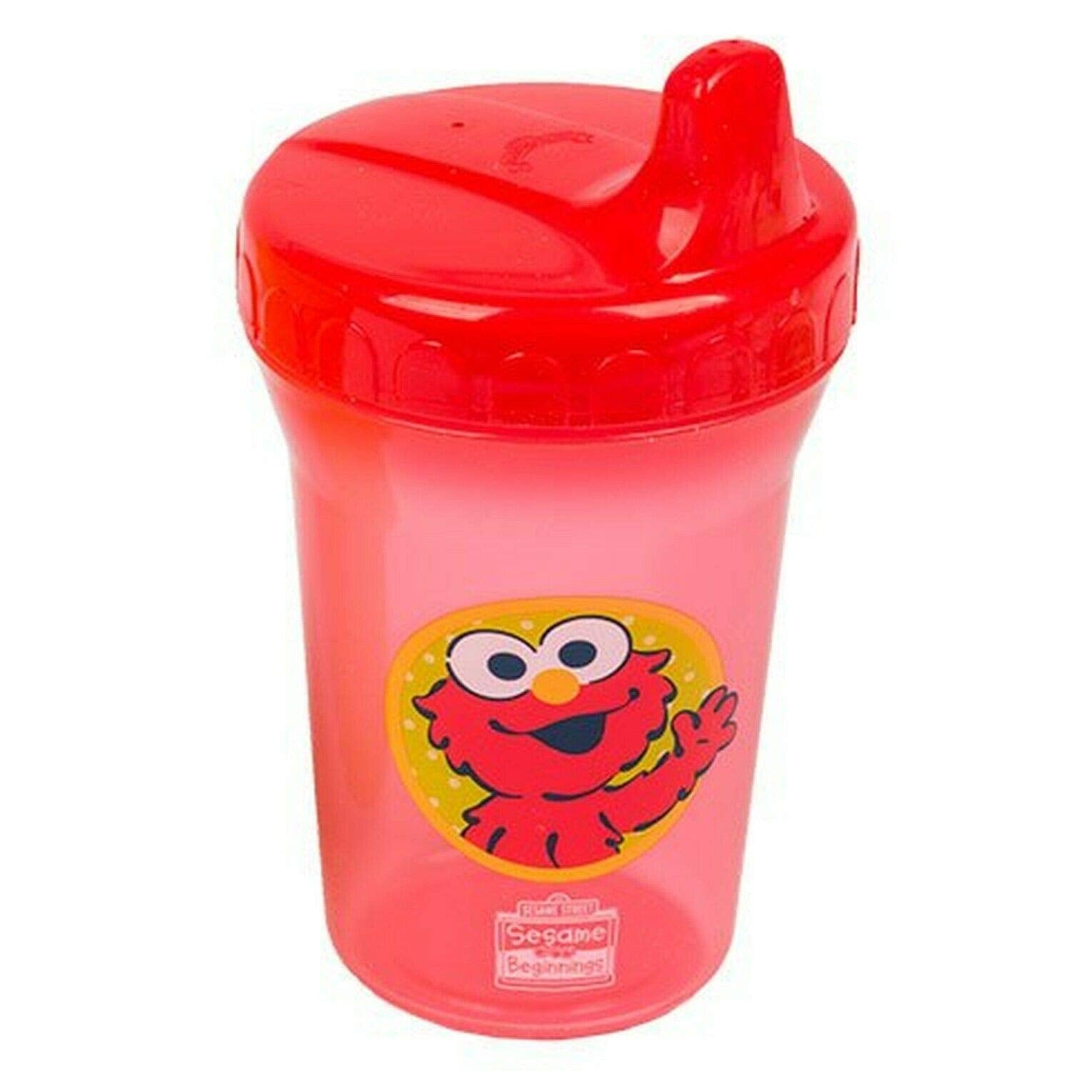 Sesame Street Beginnings 8oz cup with Elmo design, travel-friendly with secure lid