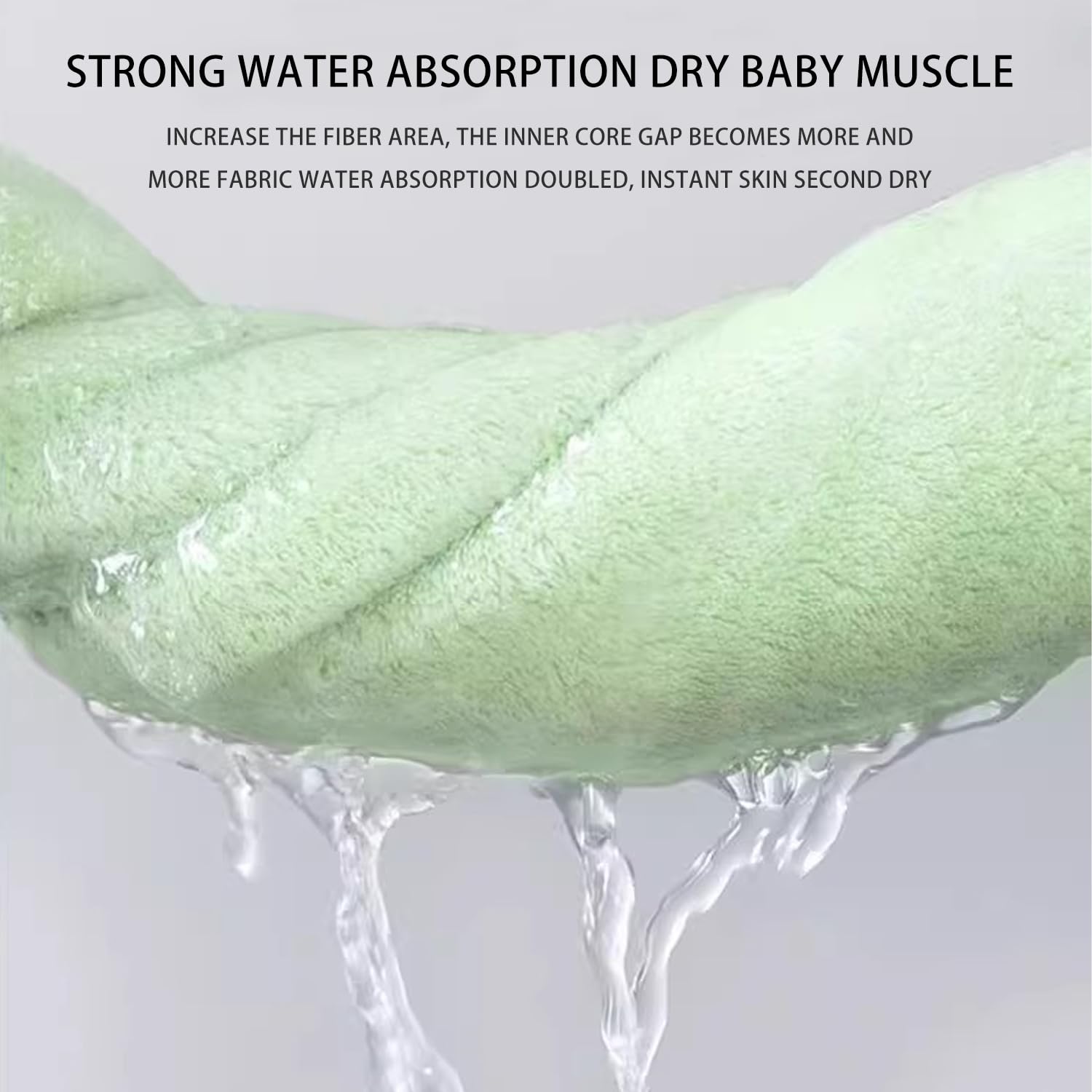 SEVDO 31x31 inch towel size provides full coverage and warmth.